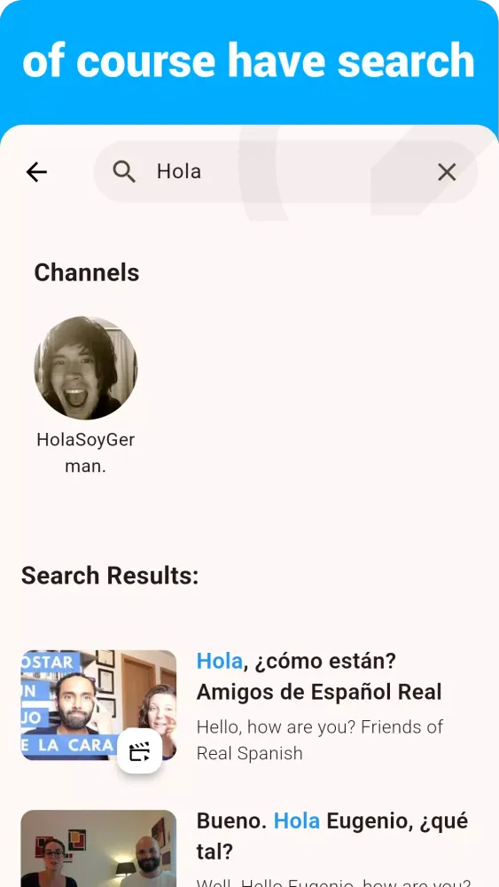 Capturas de tela do Spanish Listening & Speaking