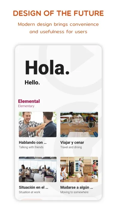 Capturas de tela do Spanish  - Listening Speaking