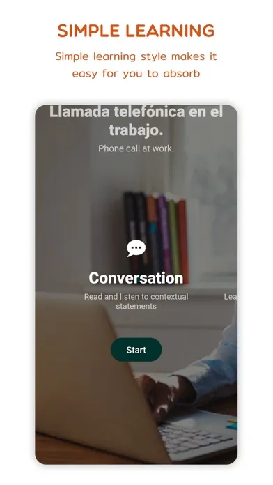 Capturas de tela do Spanish  - Listening Speaking