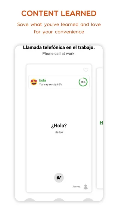 Capturas de tela do Spanish  - Listening Speaking