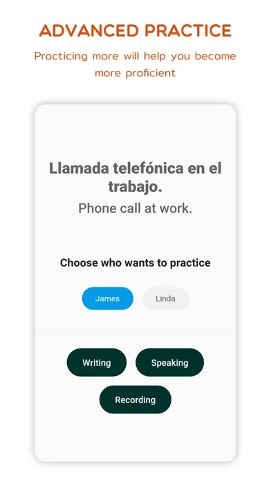 Capturas de tela do Spanish  - Listening Speaking