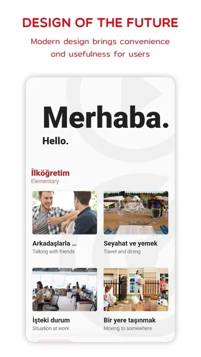 Tangkapan skrin Turkish  - Listening Speaking