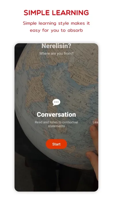 Tangkapan skrin Turkish  - Listening Speaking