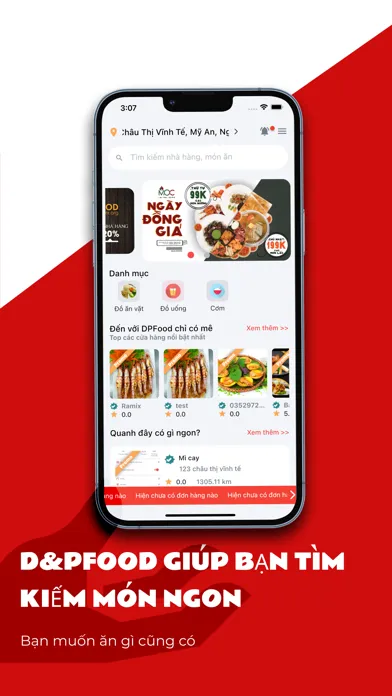 Tangkapan layar D&P Food