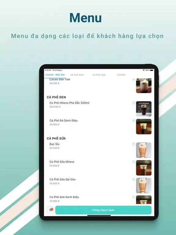 Fooding - Ứng dụng giao đồ ăn iPad 應用截圖
