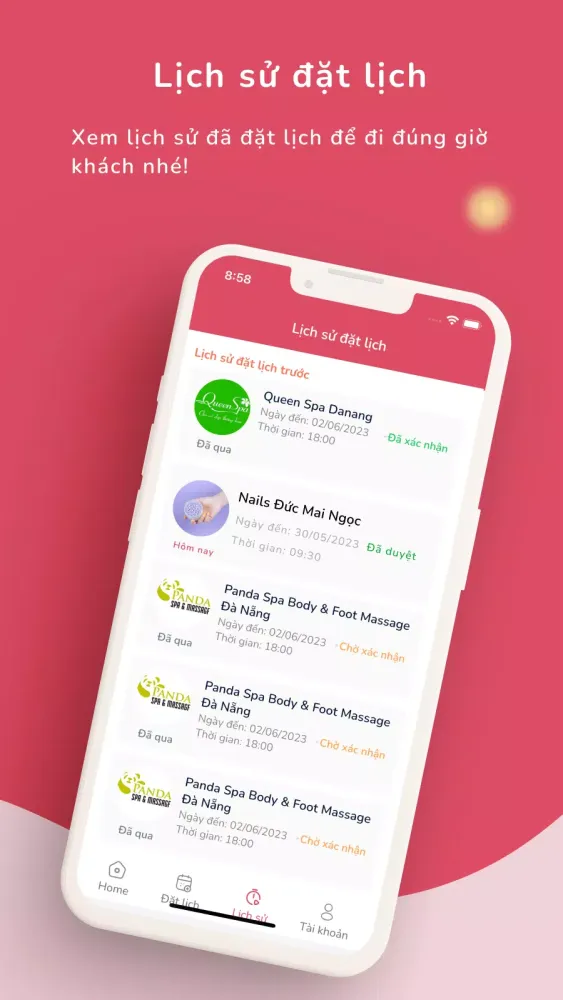 HiYou - Đặt lịch làm đẹp Screenshots