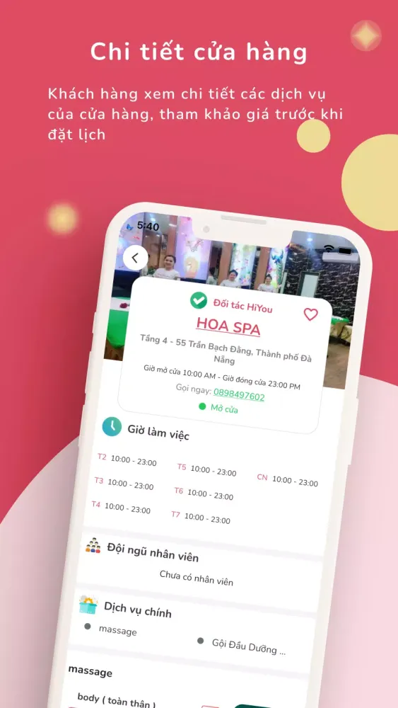 HiYou - Đặt lịch làm đẹp Screenshots