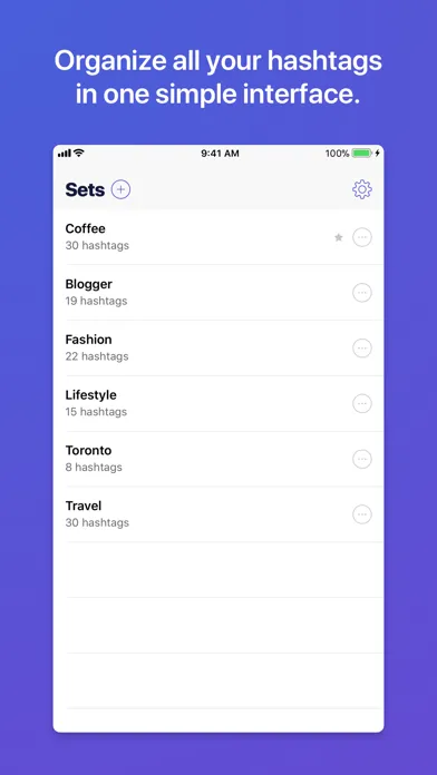 Jetpack Hashtag Assistant应用截图