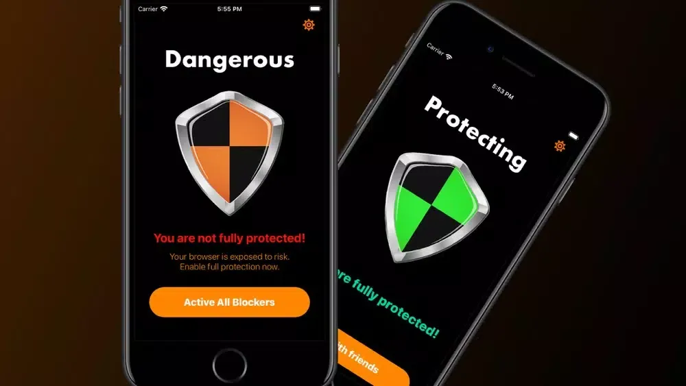 Ảnh chụp màn hình của WebProtected