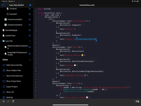 App Maker. iPad  Screenshots