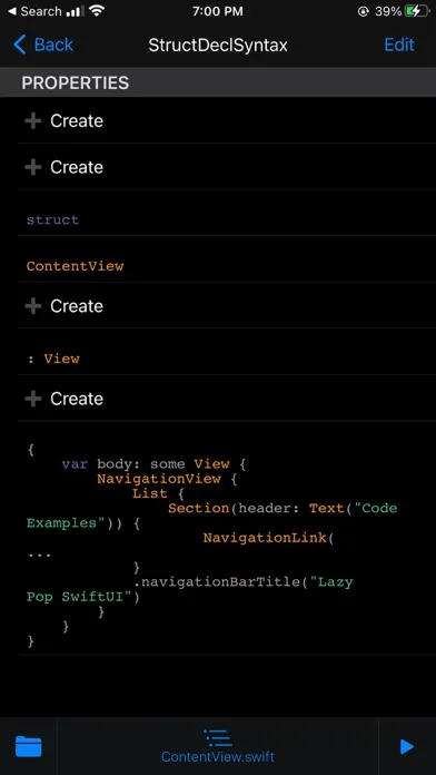 App Maker. Screenshots