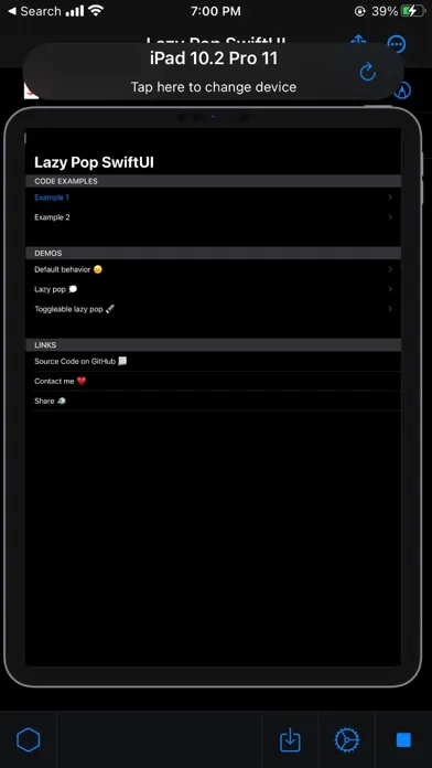 App Maker. Screenshots