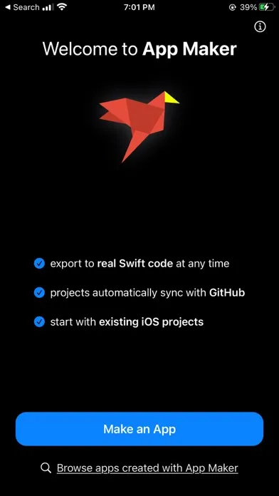 App Maker. Screenshots