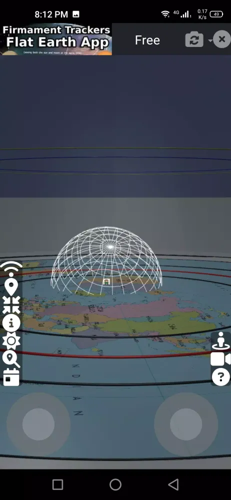 Flat Earth Firmament Trackers سکرین شاٹس