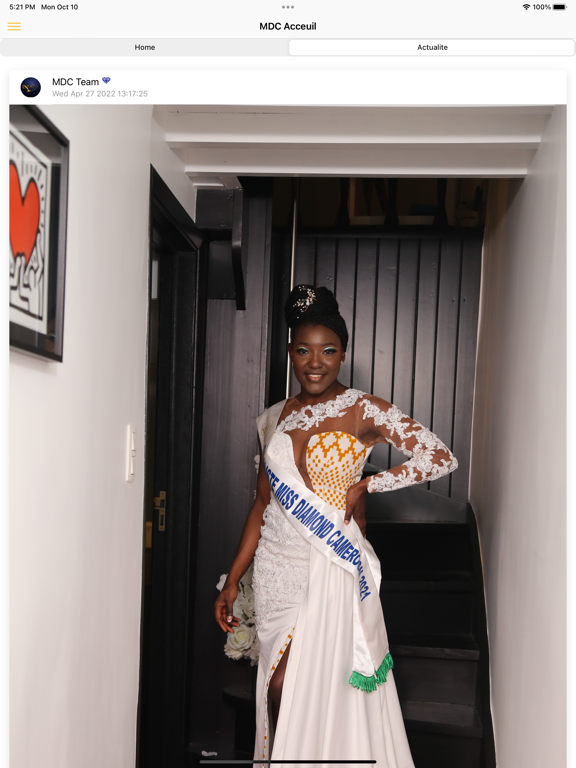 Miss Diamond Cameroon iPad  Ekran Görüntüleri