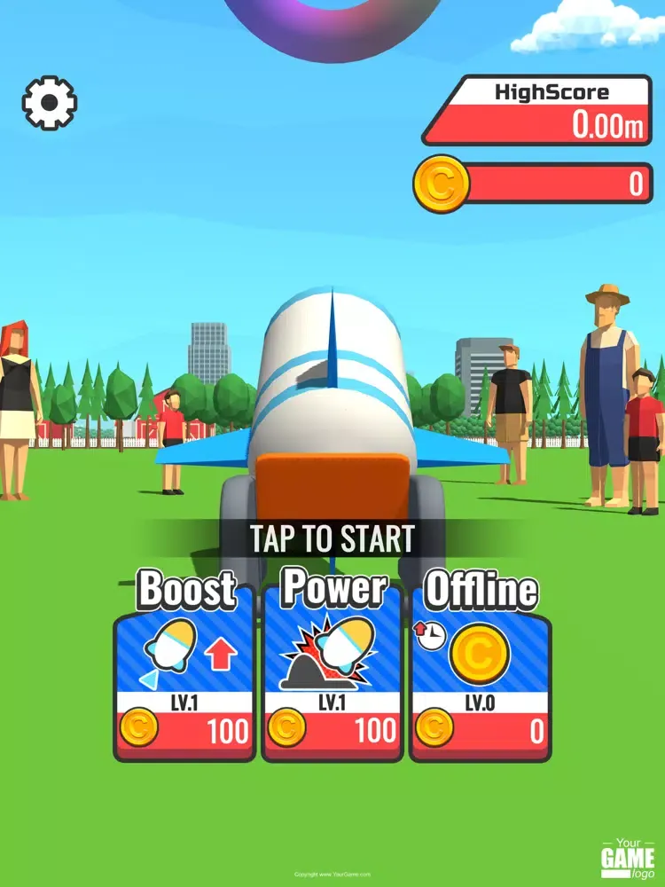 Capturas de pantalla de Water Rocket. iPad 