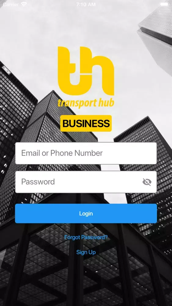 Tangkapan layar Transport Hub | Business
