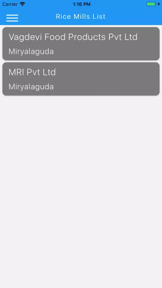 ภาพหน้าจอของ Miller - Ricemill App