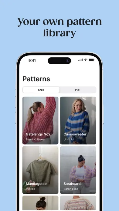 KNIT – Knitting made simple Screenshots