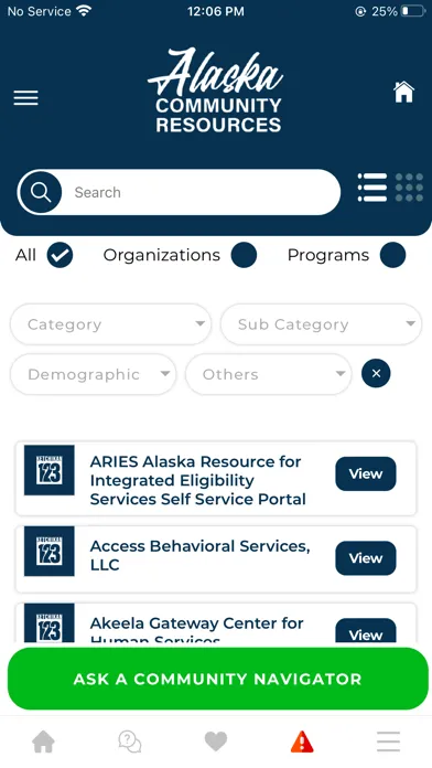 Alaska Community Resources 스크린샷
