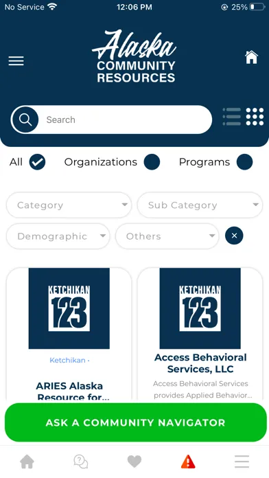 Alaska Community Resources 스크린샷
