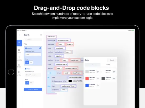 Kodika - No Code App Builder iPad  স্ক্রিনশট