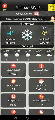 Weather Arab Climate Screenshots