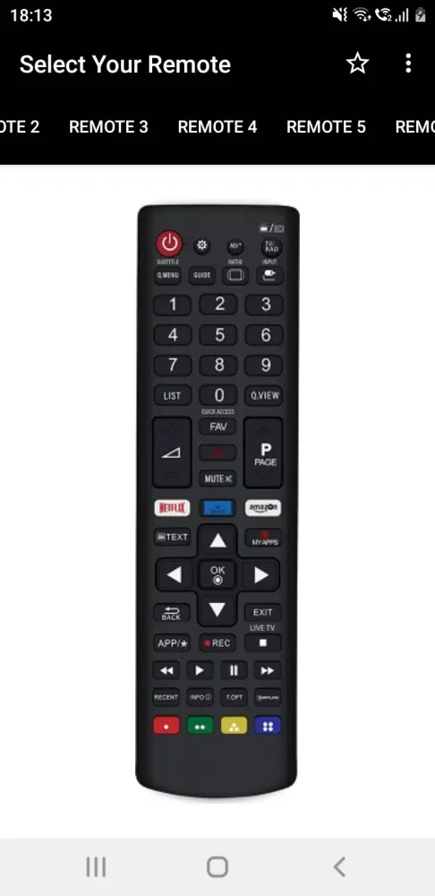 Zrzuty ekranu WebOS TV Remote