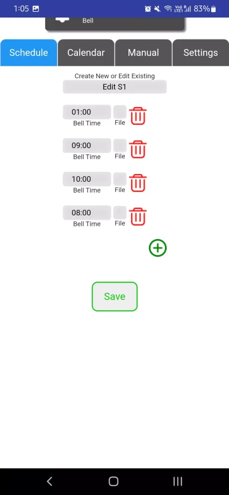 Zrzuty ekranu Ocelli Smart Bell