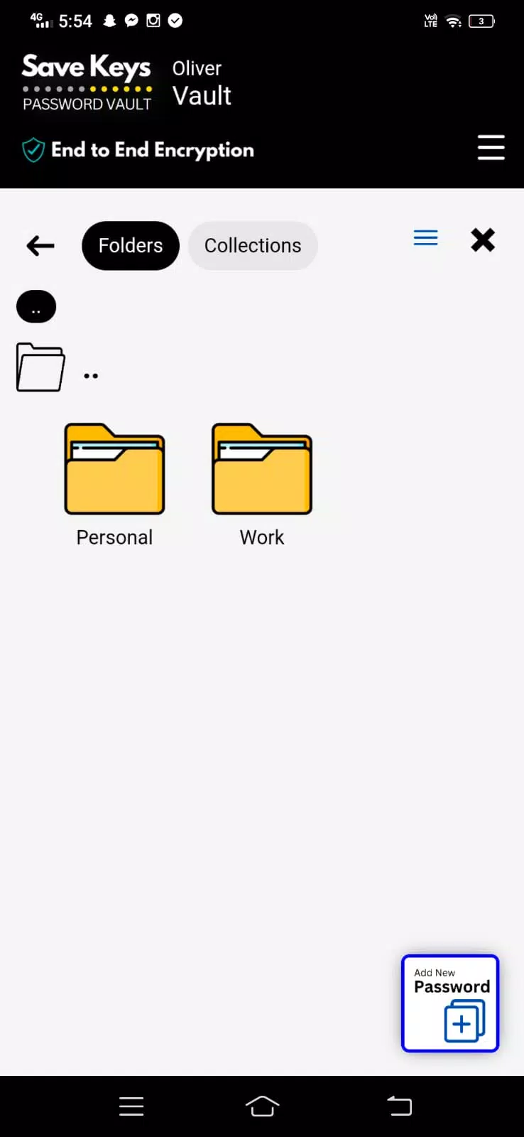 Save Keys Screenshots