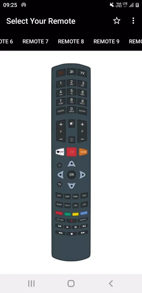 Thomson TV Remote 스크린샷