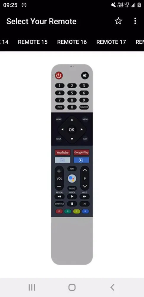 Thomson TV Remote 스크린샷