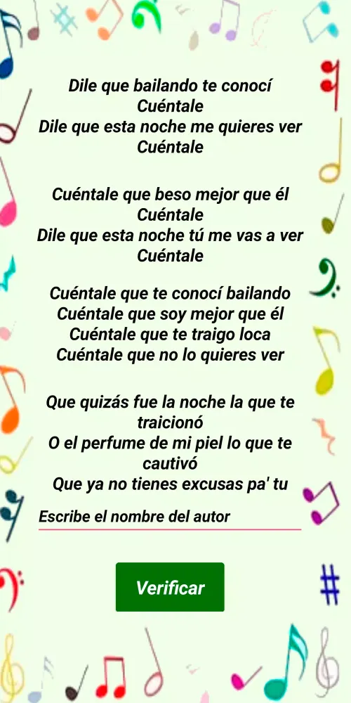 Conoces está canción Screenshots