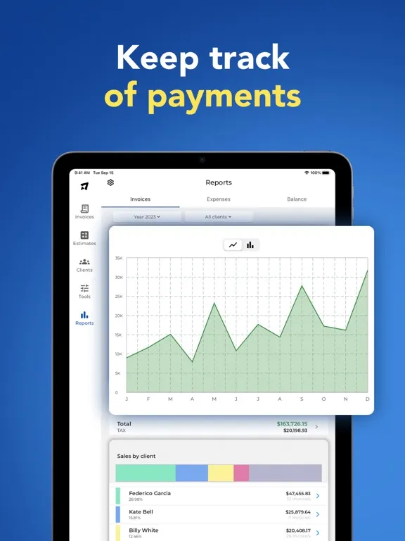 Invoice Fly - Receipt Maker iPad 应用截图