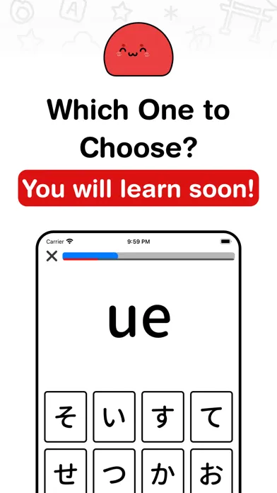 Zrzuty ekranu MARU: Learn Japanese Hiragana