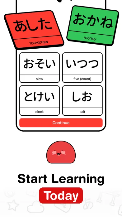 Zrzuty ekranu MARU: Learn Japanese Hiragana