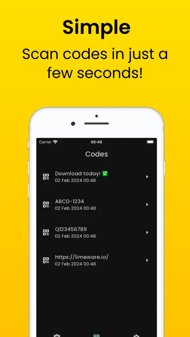 Capturas de pantalla de Simple QR Barcode Scanner