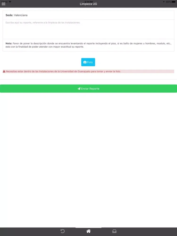 Zrzuty ekranu Limpieza UG iPad 