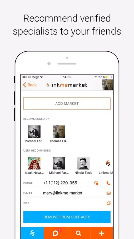 Ảnh chụp màn hình của linkme.market