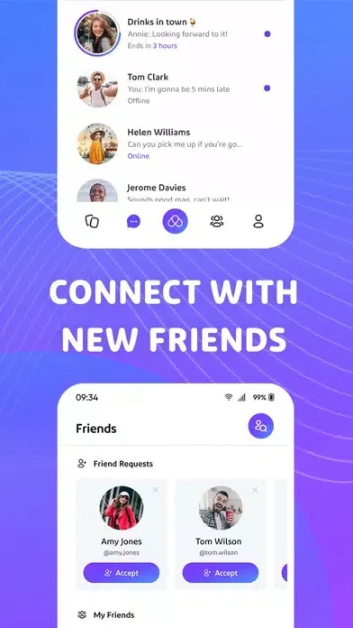 Linkup: Meet New People, IRL. سکرین شاٹس