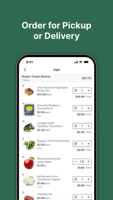 Robért Fresh Market سکرین شاٹس