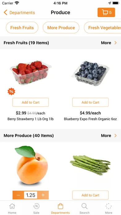 Tangkapan layar Goodwin's Organic Foods