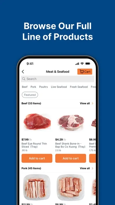 Lam's Seafood Markets スクリーンショット