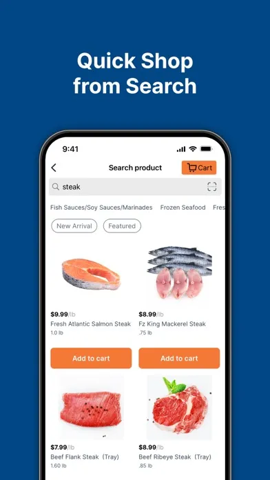 Lam's Seafood Markets スクリーンショット