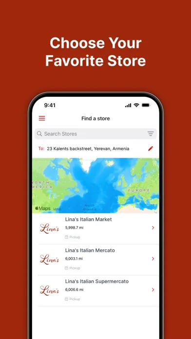 Capturas de tela do Lina's Market