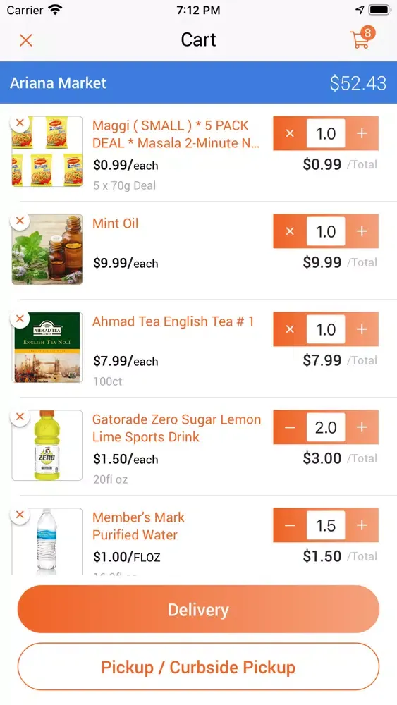 Ariana Market Screenshots