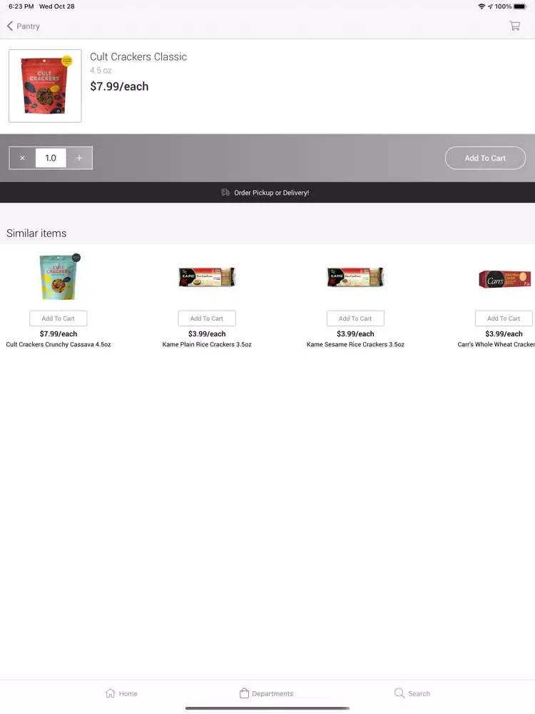 ภาพหน้าจอของ Foodstuffs Gourmet Foods iPad 