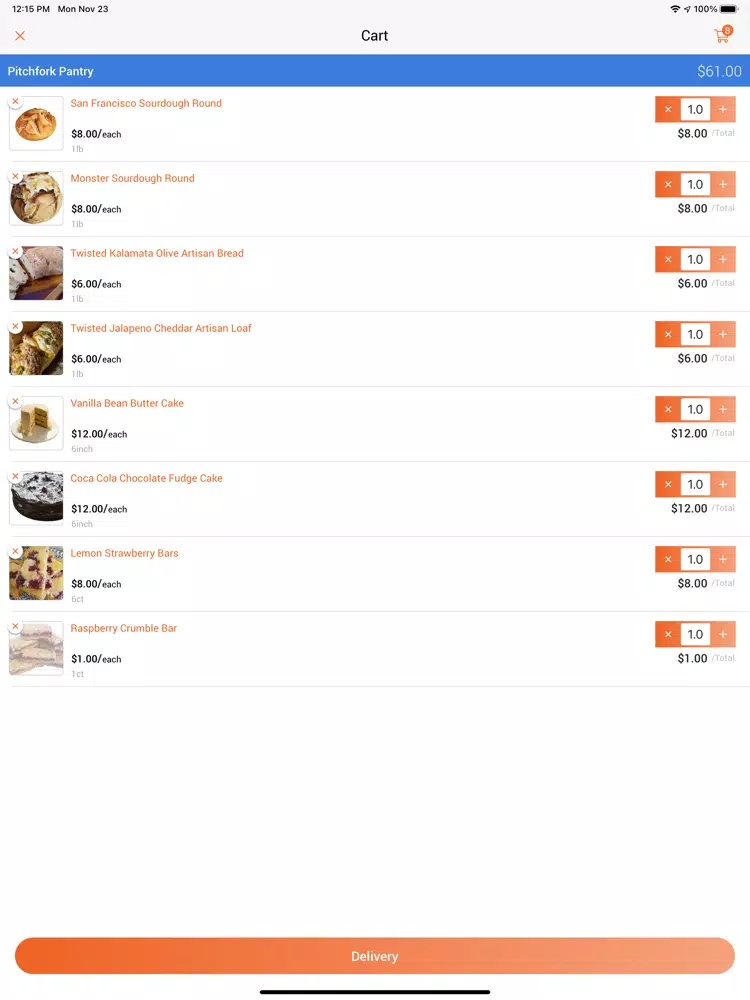 Скриншоты Pitchfork Pantry iPad 