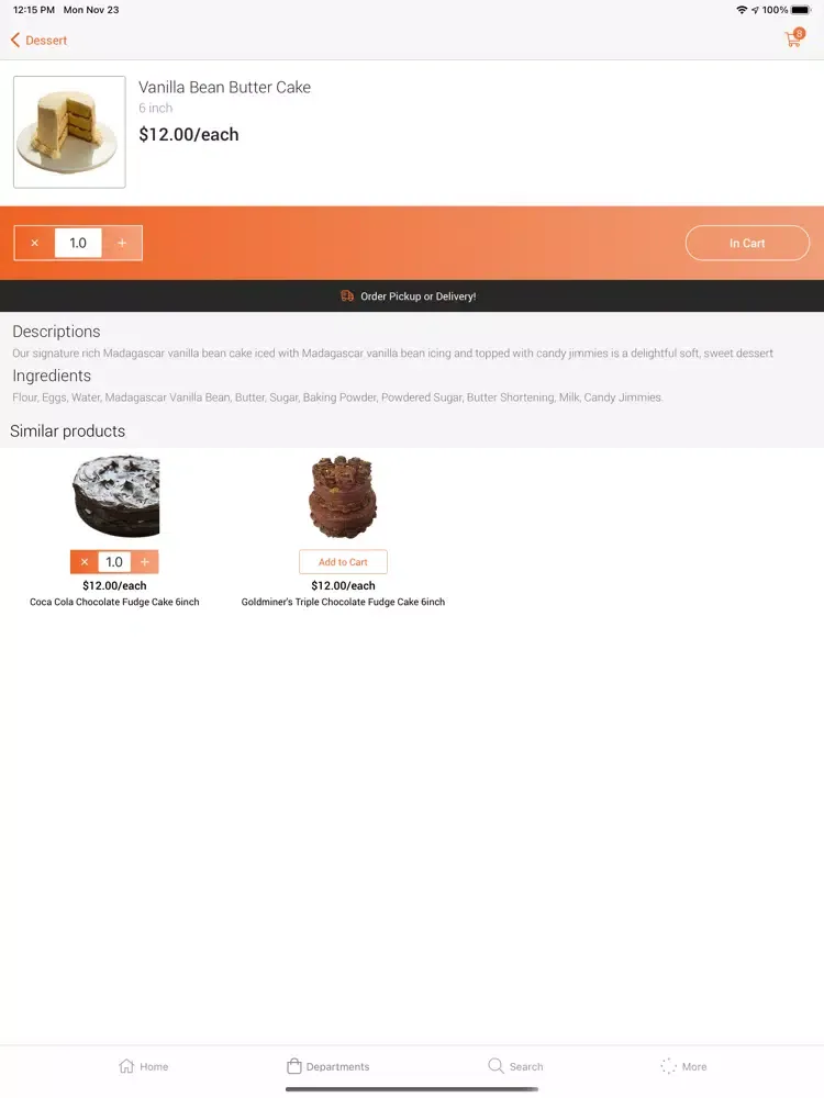 Screenshot di Pitchfork Pantry iPad 