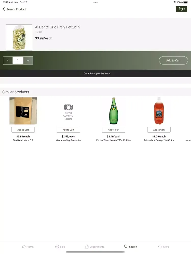 Urban Greens Co-op Market iPad 应用截图